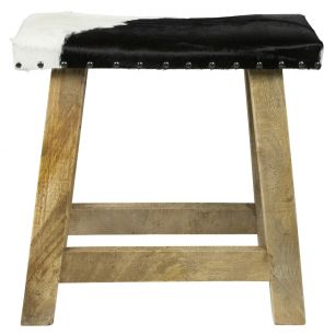 Bench cow black white small 46cm (bos taurus taurus)