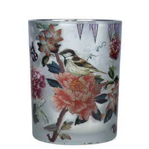 Wind light glass fleury butterfly medium 12cm